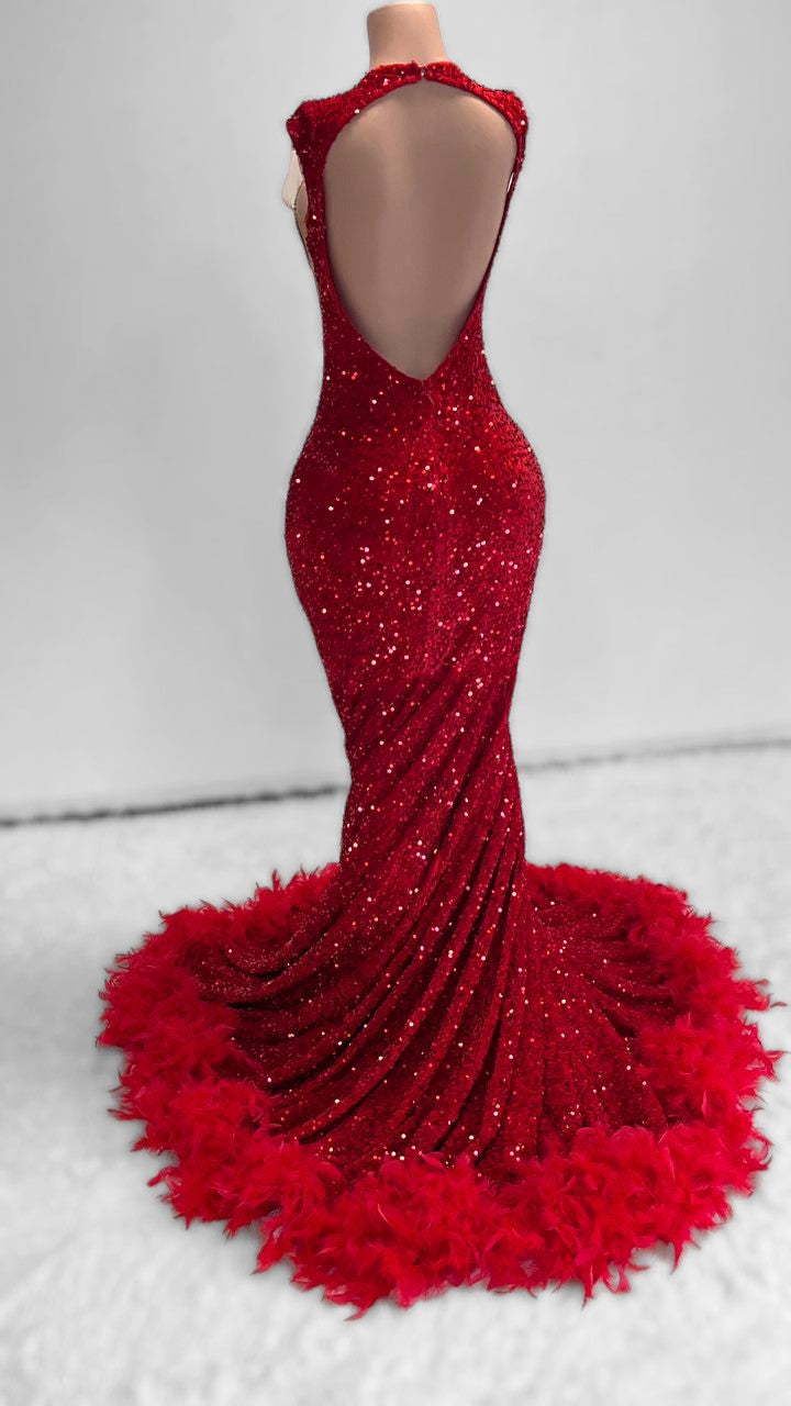 RUBY Crystal Rhinestone GOWN