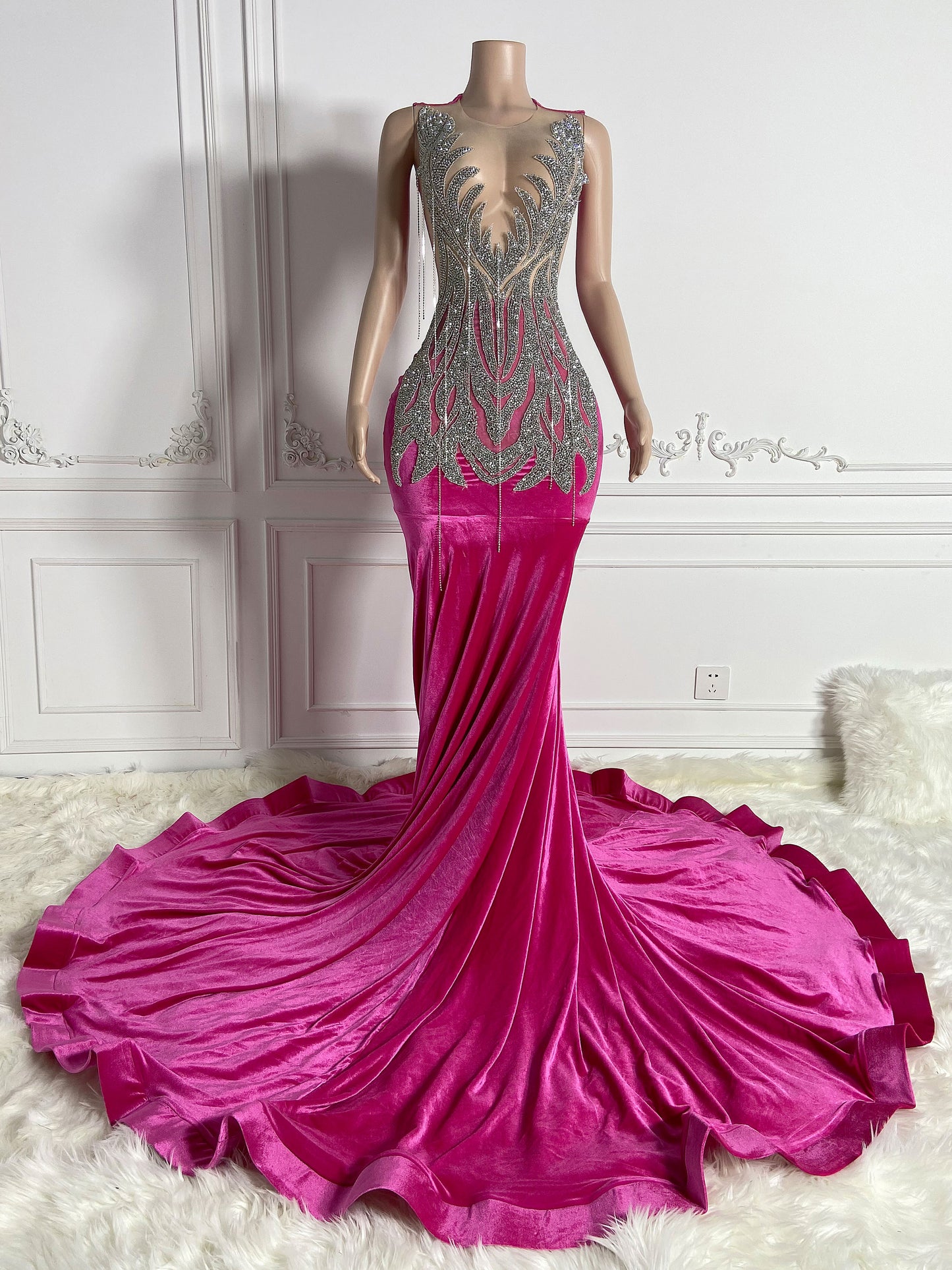 JEWEL Crystal Rhinestone GOWN