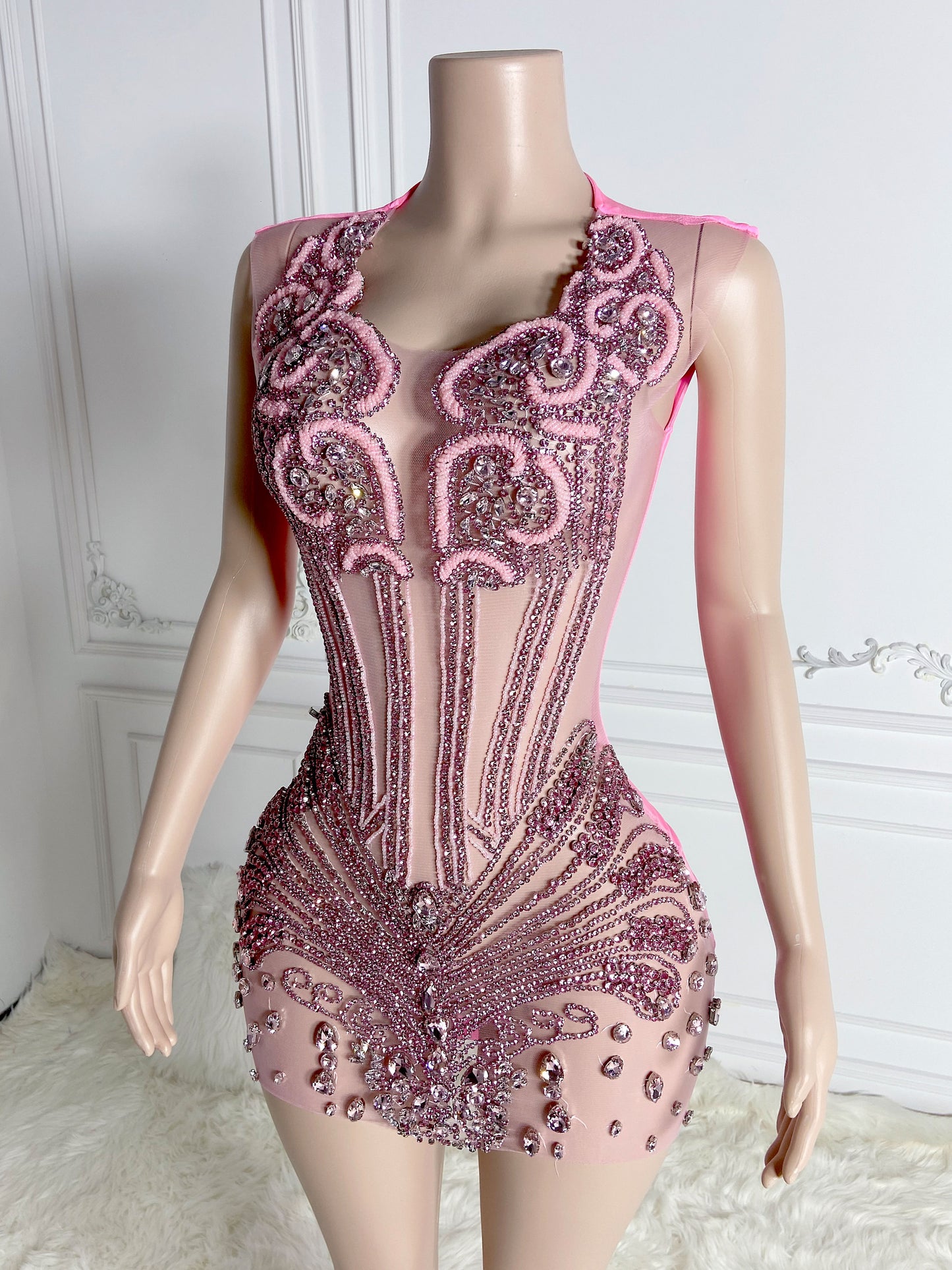 PRESTIGE Crystal Rhinestone Dress