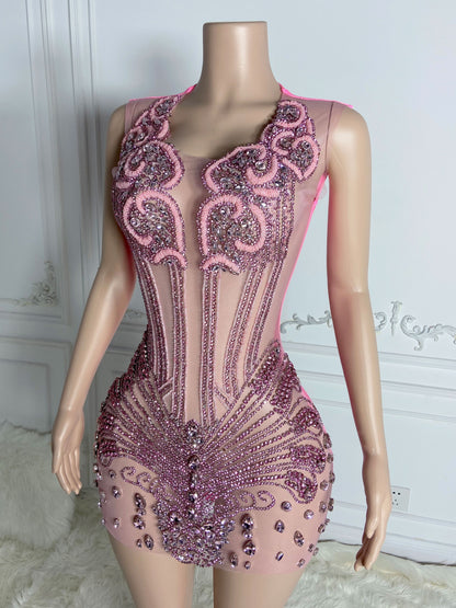 PRESTIGE Crystal Rhinestone Dress