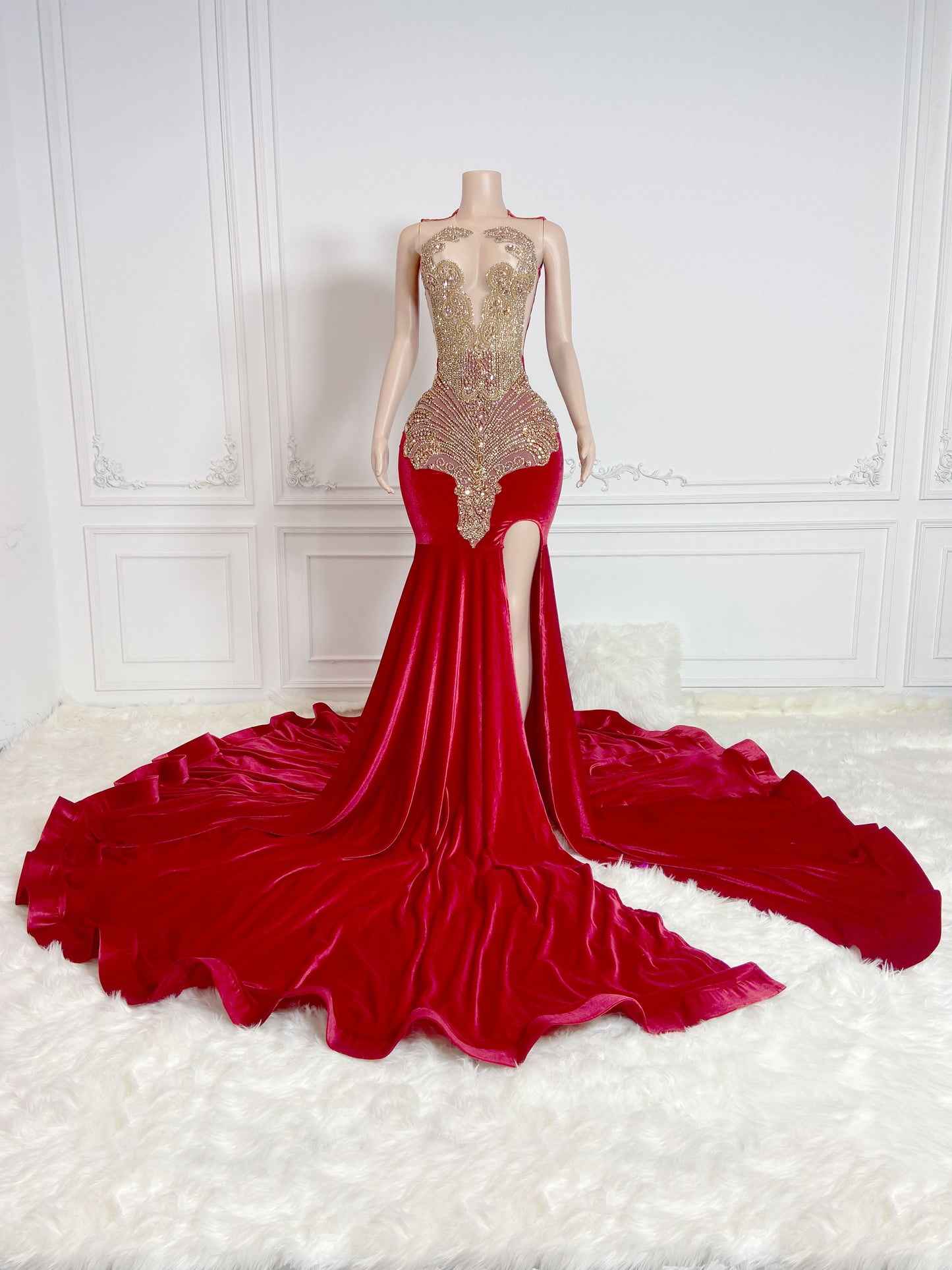 ROYALTY Crystal Rhinestone GOWN