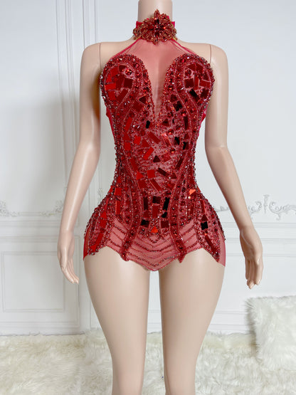 RUBY Crystal Rhinestone Dress